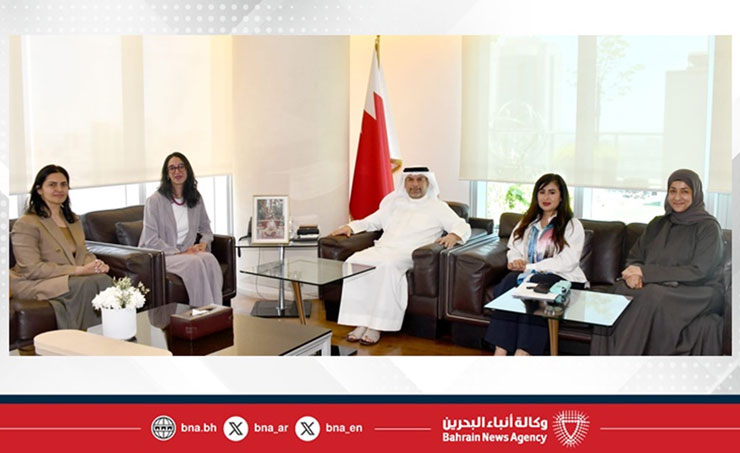 وزير النفط والبيئة يستقبل الممثل المقيم لبرنامج الأمم المتحدة الإنمائي (UNDP) لدى مملكة البحرين